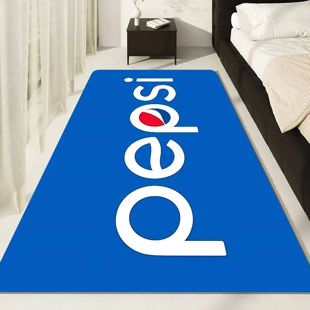Alfombra P-pepsi-CC-cOla Retro con múltiples opciones para sala de estar, cocina, antideslizante, decoración moderna para el hogar