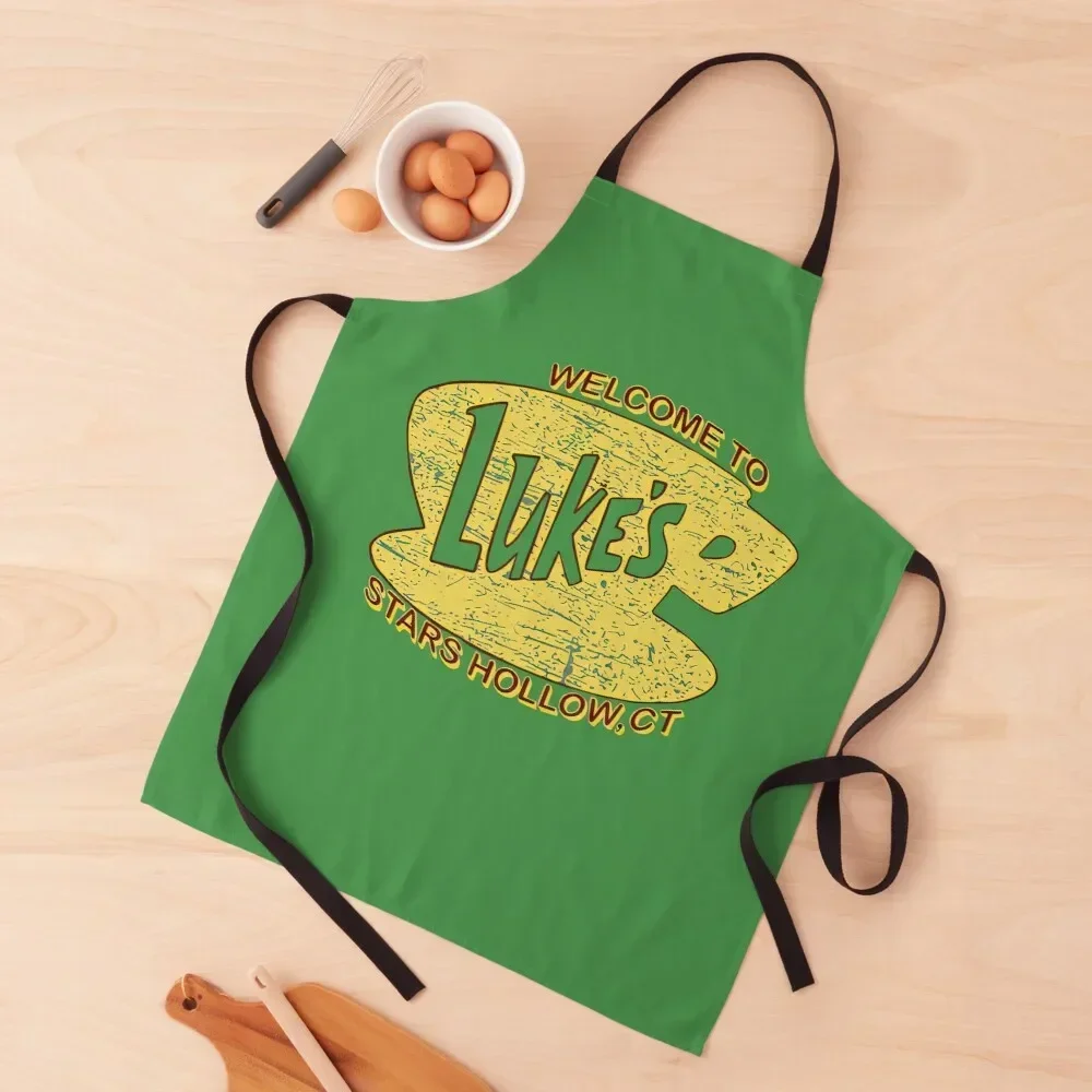 

Vintage Lukes Diner Stars Hollow Retro Luke s Diner Gilmore Girls gilmoregirls Apron painting Apron