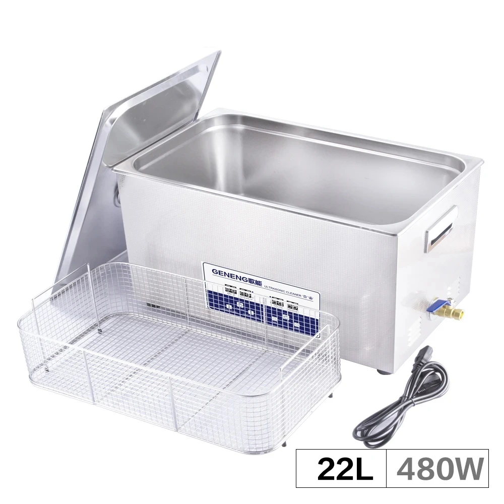

Ultrasonic cleaning machine industrial high power 480W ultrasonic oil and rust removal laboratory dental appliance cleaning