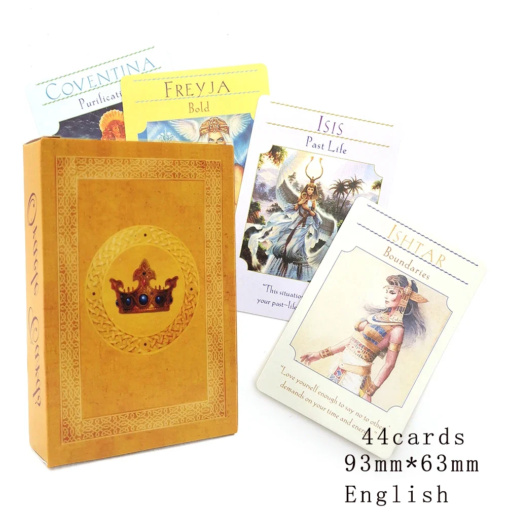 2024 The Most popular The goddess Oracle Cards Read Fate Board Game Oracle Playing Card Games Deck For Party