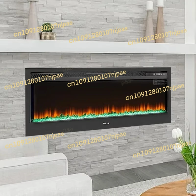 Riscaldatore da soggiorno europeo Decorazione della stanza a parete per la casa Camini decorativi con fiamma simulata Camino elettrico incorporato per hotel