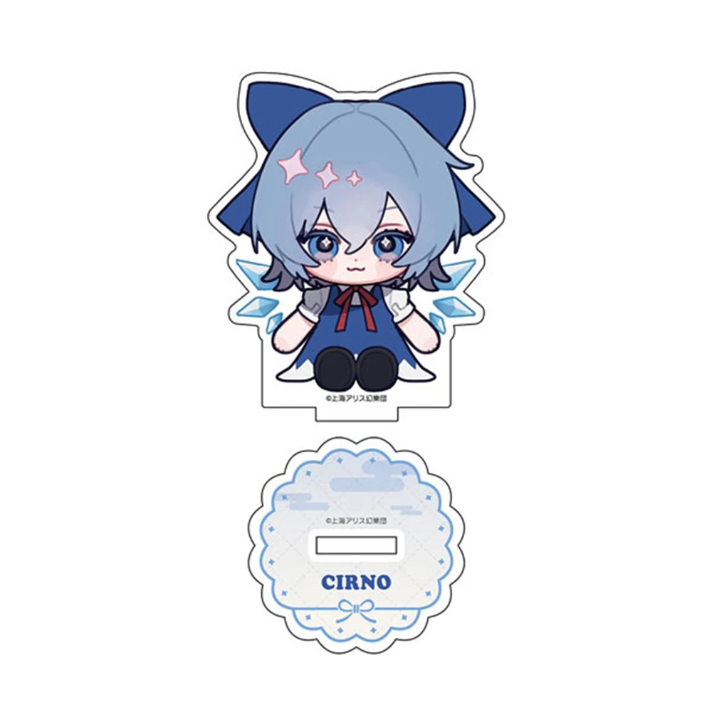 10cm Anime Touhou Project Keychain Character Cosplay Figure Acrylic Stand Model Gifts Decoration Collection Accesorios Goods