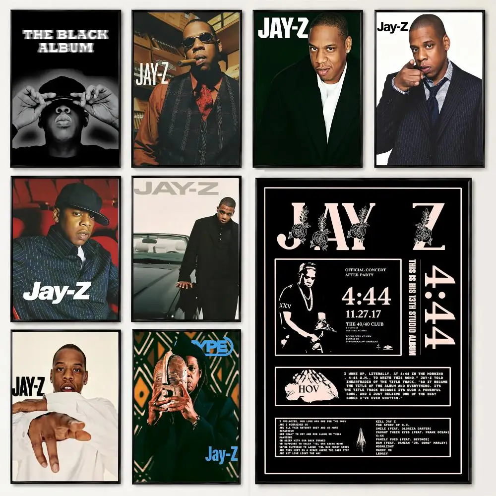 music Jay‑Z Poster HD poster black and white simple home decoration suitable for living room bedroom corridor and gift giving