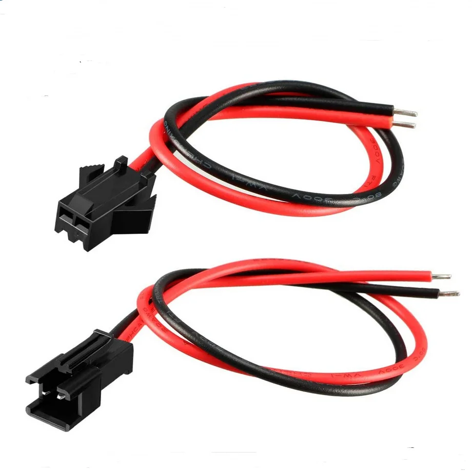 5/10 Pcs JST 2.5 SM 2-Pin Connector plug Female & Male with 24awg 200mm tinned Wire Cable for RC Battery Charger Plane Car Boat