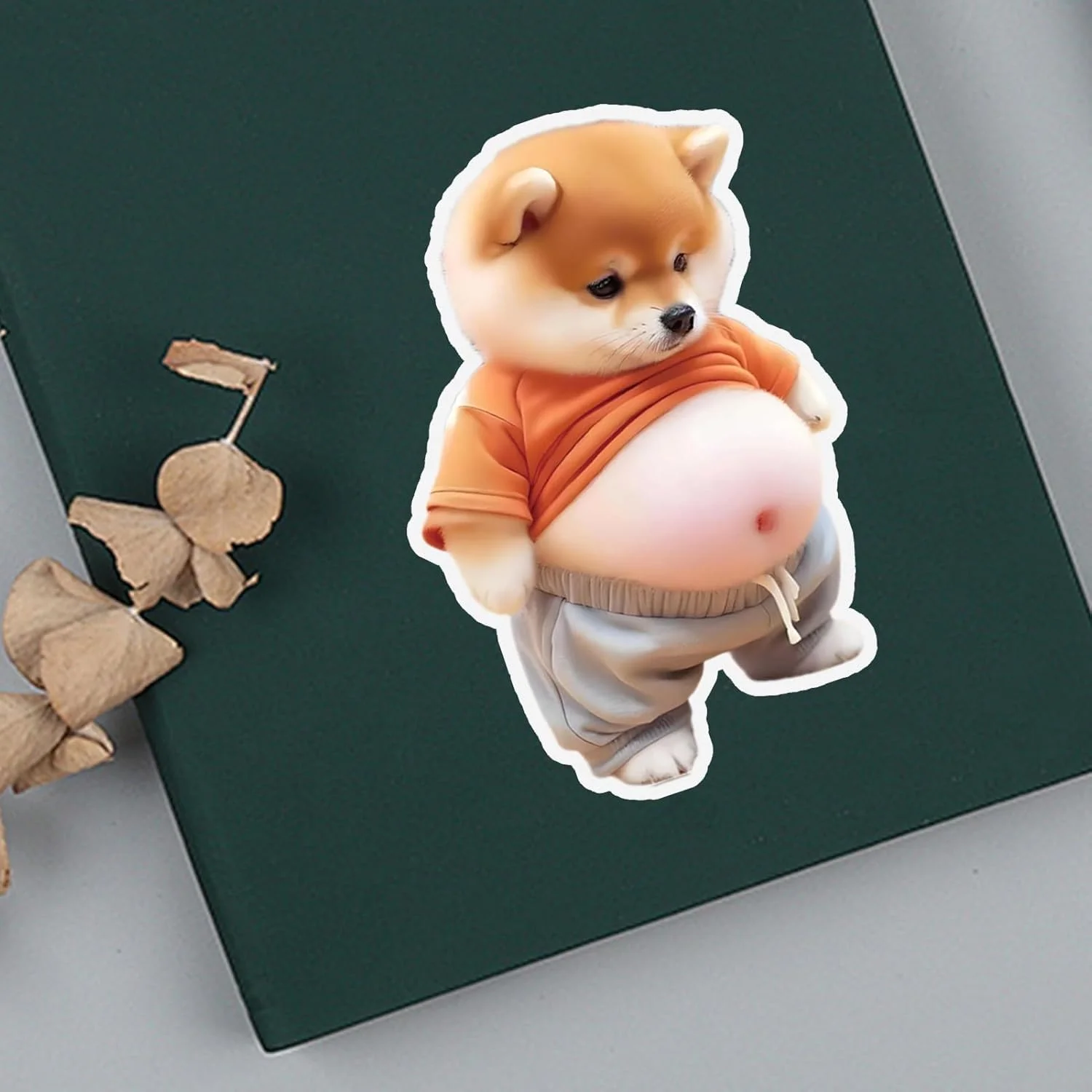 Cartoon 3D Dog Belly Sticker Scrapbooking DIY Scrapbook Journaling Stationery Diary Decor School Stickers Party Favors Gifts view 4