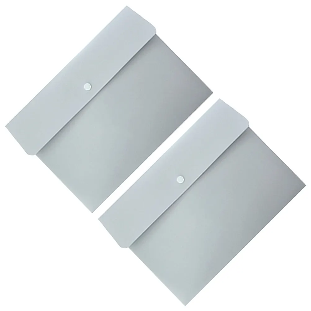 

2 шт. водонепроницаемых папок для документов формата А4 с кнопкой-застежкой, прозрачные, для офиса и дома