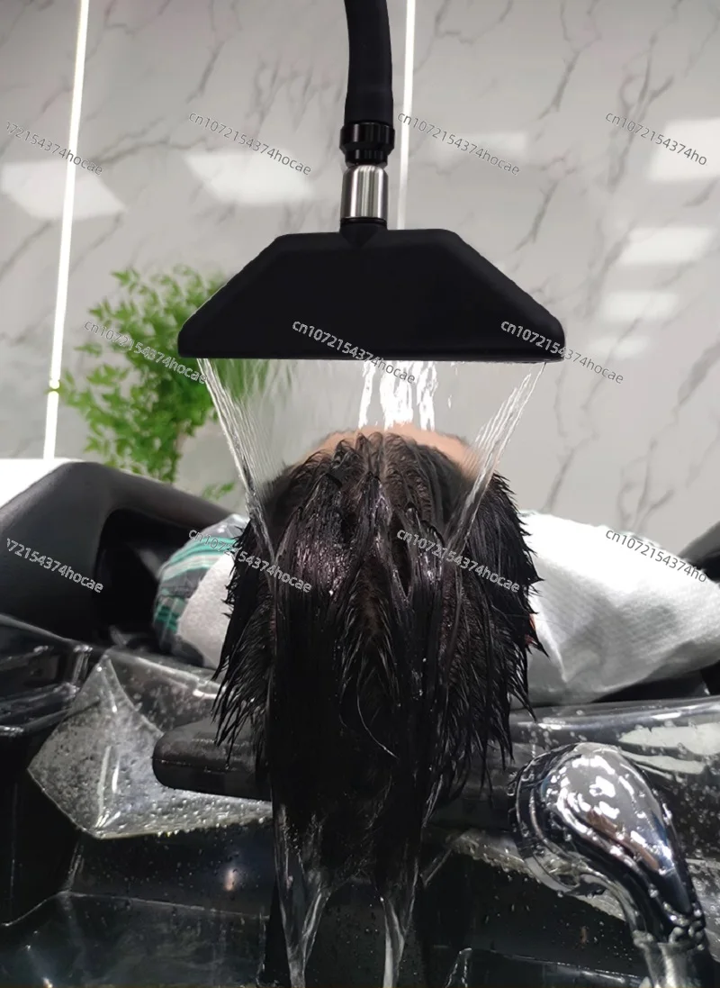 Carbonated Spring Waterfall Circulation Mobile Head Spa Water Faucet, Salon Shampoo Shower Head with Waterfall Feature