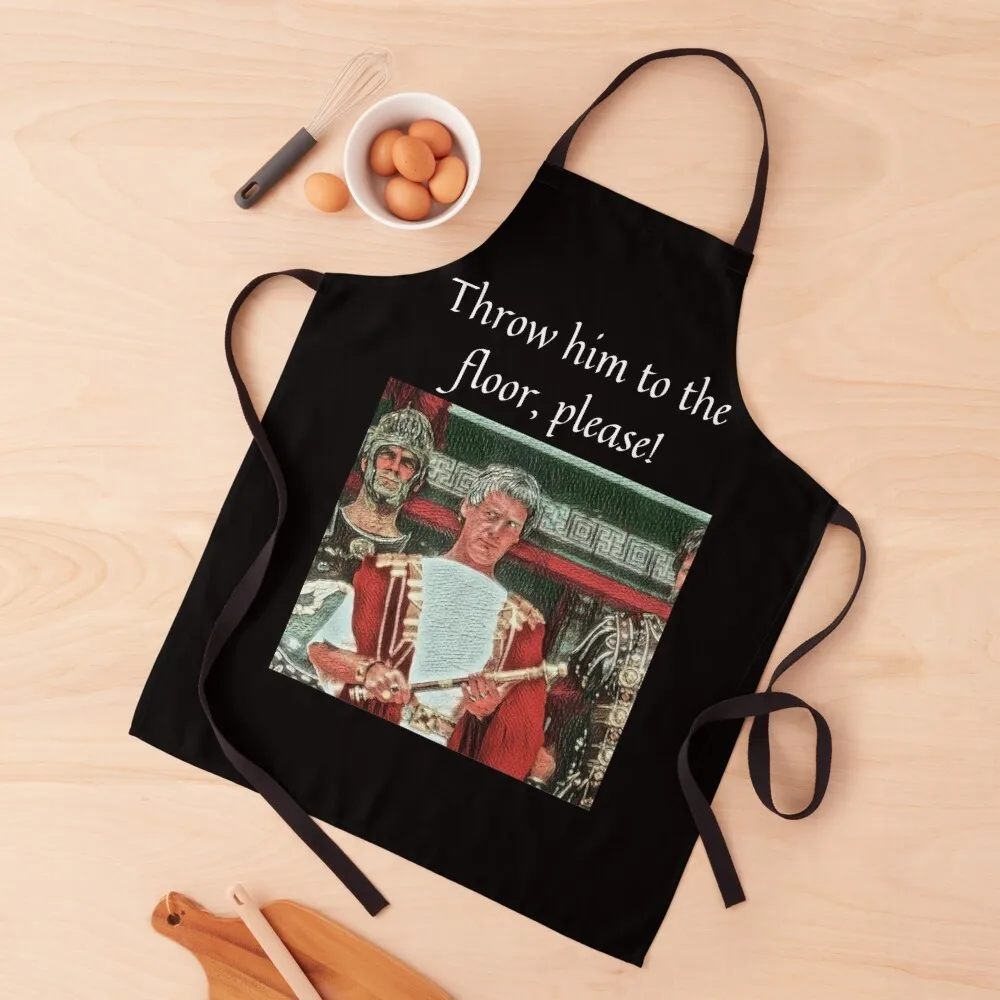 

Throw him to the floor, please! Apron painters For Cooking Bib For Kitchen manicurist Apron