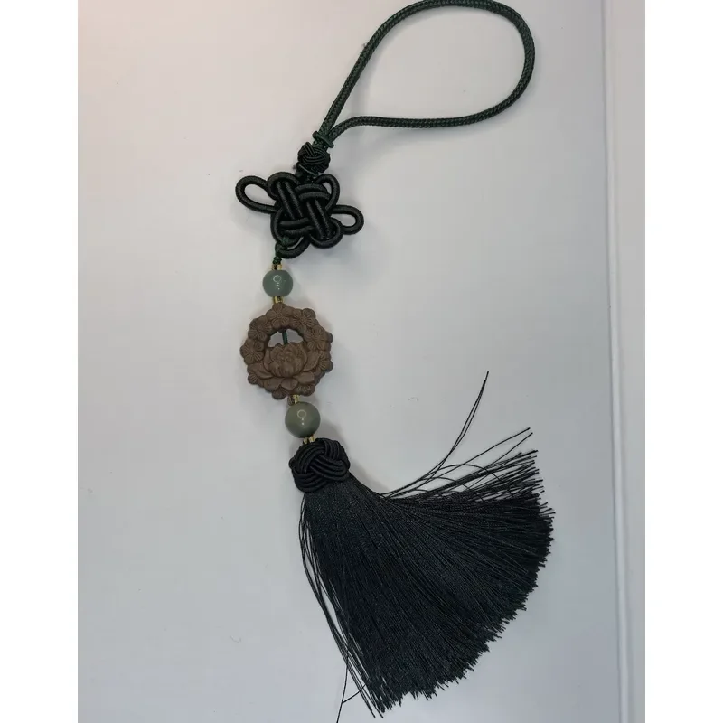 Ancient Style Blended Incense Beads Bag Charm Lotus Shape Chinese Style Sachet Pendant Portable Aromatherapy Accessory Car