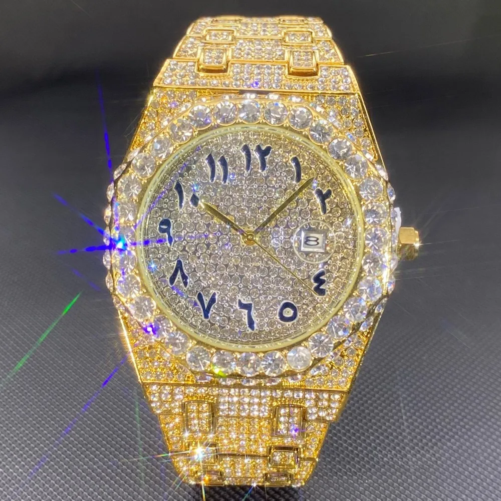 Men's Quartz Watch Luxury Fashion Hip Hop Cool Wristwatch For Male Waterproof Chronograph Luminous Men Watches Dropshipping New