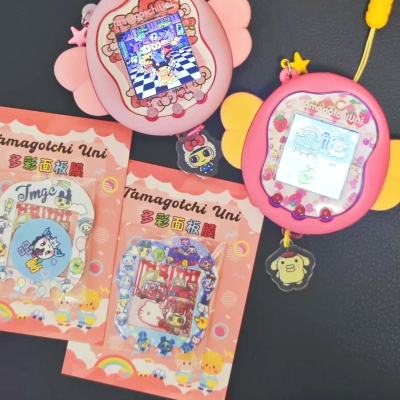 Sıcak Sanrio Tamagotchi Uni Ön Kapak Silikon koruyucu film Kawaii Etiket Sevimli Hello Kitty Tamagotchi Koruyucu Süs Hediyeler