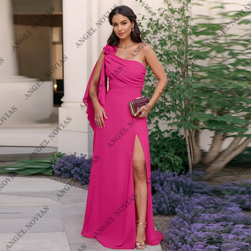 

Customized Long Sheath Lavender Mother of the Bride Dresses with Slit Wedding Guest Gowns Vestido De Festa De Casamento
