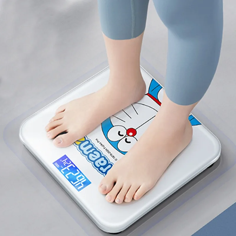 مقياس وزن ذكي كرتوني عبقور ، USB قابل لإعادة الشحن ، بضائع منزلية ، دهون جسم دقيقة للغاية ، هدايا