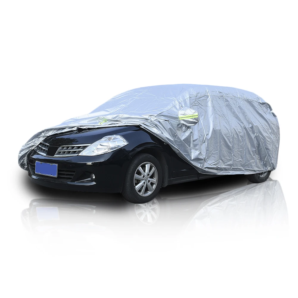 

Hatchback Car Cover Fit for Toyota Yaris / JAZZ /VW GOLF /POLO Weather Protection Anti Scratch Full Body Cover 4M-4.4M Long Car