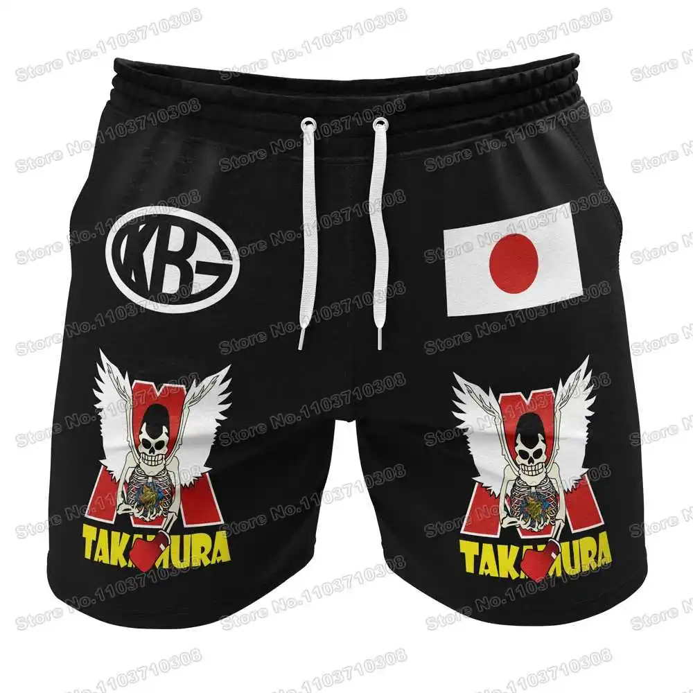 Hajime no Ippo Rash Guards Surfing Jersey Beach Shirts Swimwear Diving Gym Shorts MMA BJJ Men Jiu Jitsu Fitness Sets