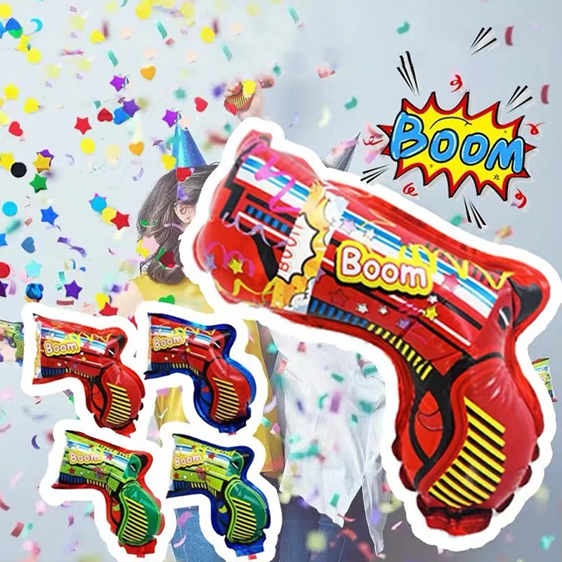 

1/12/50PCS Wedding Confetti Inflatable Pistol Firework Cannon For Wedding/Birthday/Graduation Festival Party Decoration Fun Toy