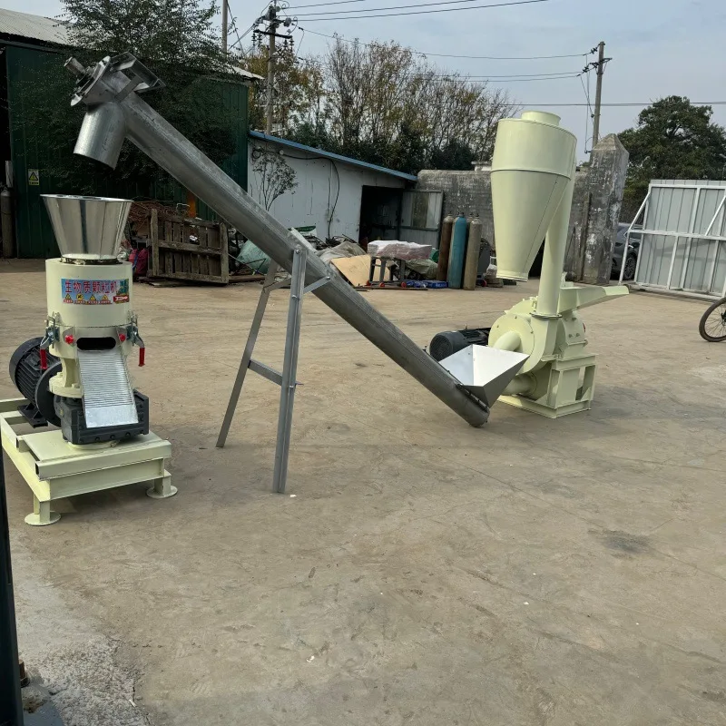 

(Customized for Sea Shipping) Straw, Wood Chips, Cow Manure Compression Pelletizer, Small and Medium-Sized Biomass Pelletizer, C