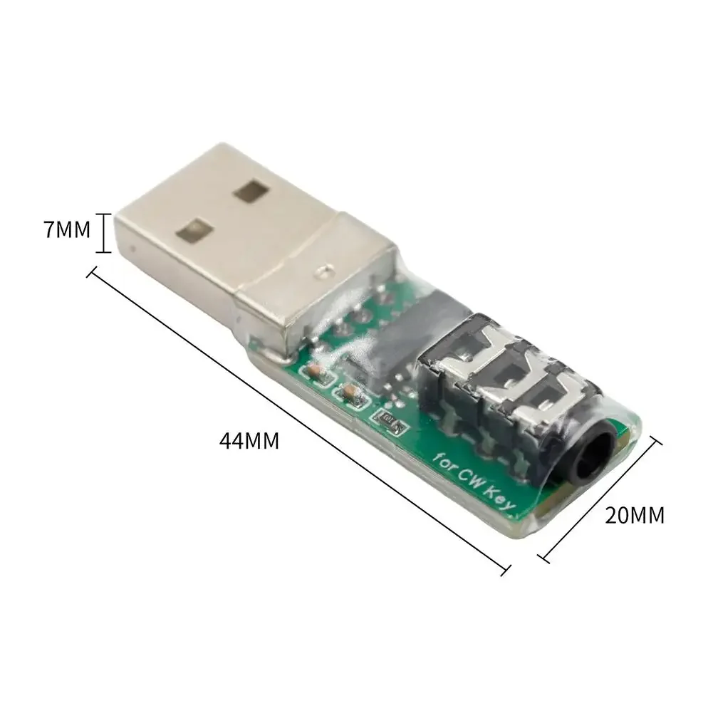 1pc Morse Code CW Trainer Mobile Phone Computer Connector Code Trainer Connector USB Key Connection For VBand Morse Trainer