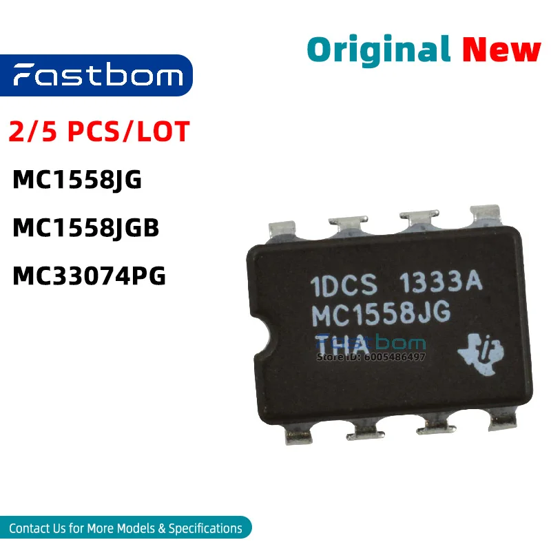 MC33074PG MC1558JG MC1558JGB CDIP-8 DUAL OP AMP New Original