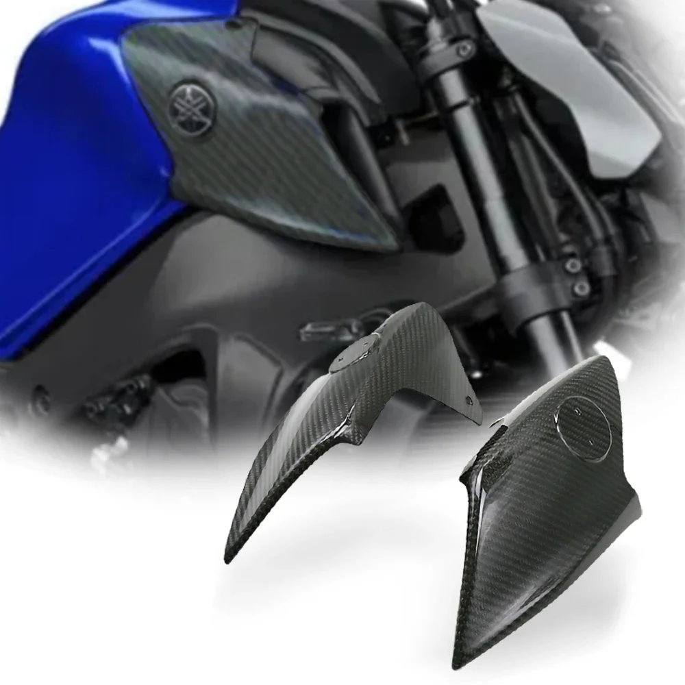 

Motorcycle Fairing Carbon Fiber Tank Side Fairings Air Intake Covers Panels For MT-09 FZ-09 MT09 FZ09 2020+