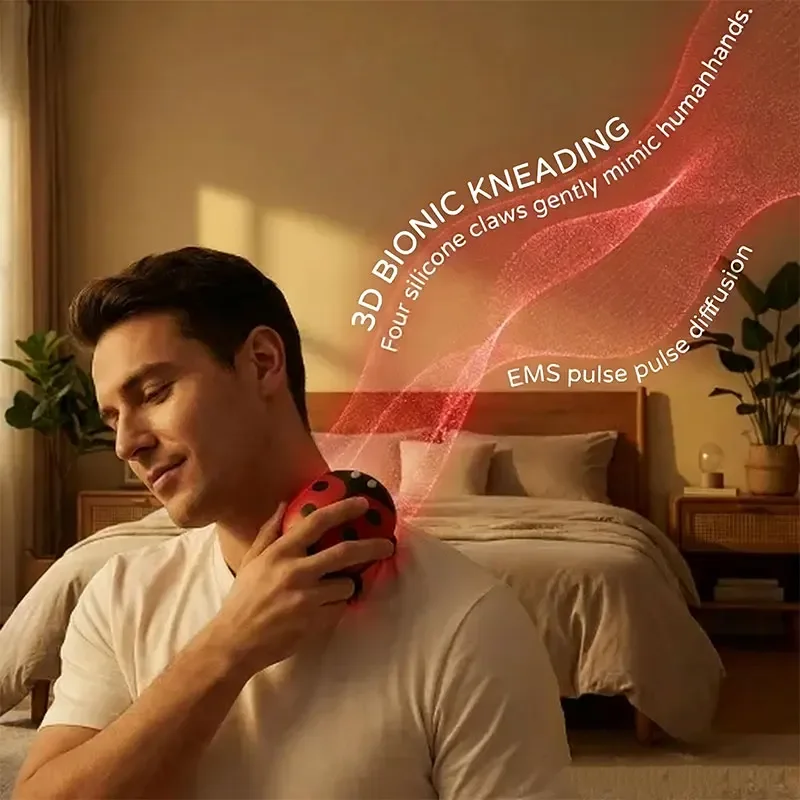 clinch EMS Head Massager Electric Head Massager Multi-Function Scalp Massager Unclogging Meridian Brush Massage Claw