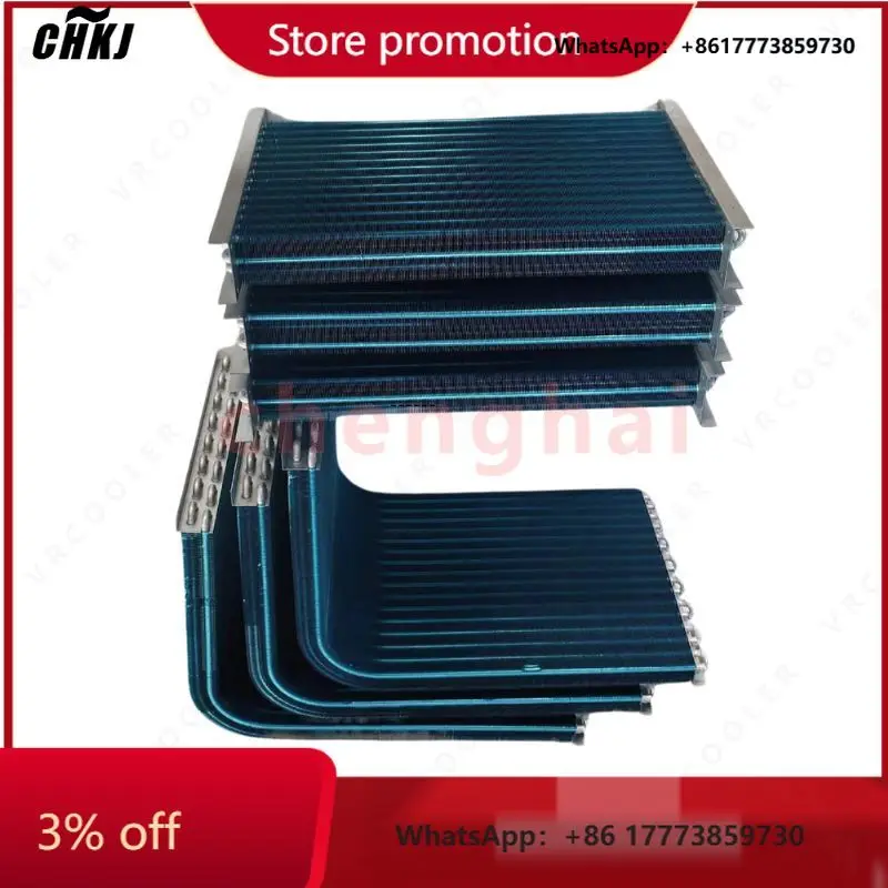 

CHKJ-2025NEWL Type Air Conditioning Copper Condenser G Shaped Copper Tube Aluminum Fin Condenser