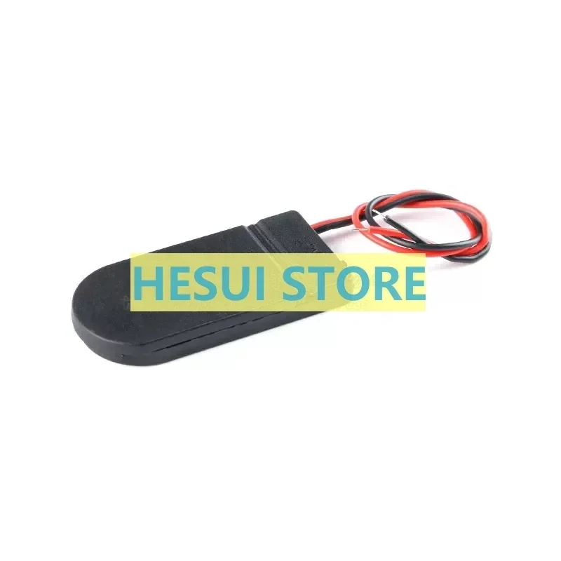10 PCS button CR2032 LIR2032 2 Sections 6V battery box with wire, cover, and switch