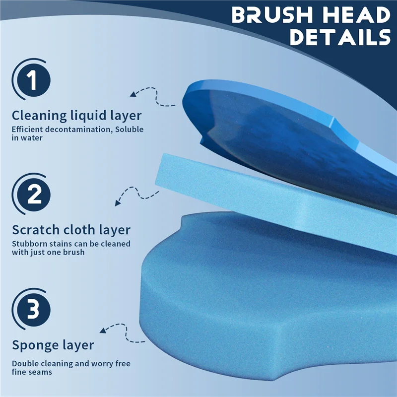

Exquisite-Disposable Toilet Cleaning System Disposable Toilet Flushable Refill Fresh Brush Flushable Refills - 40 Refills