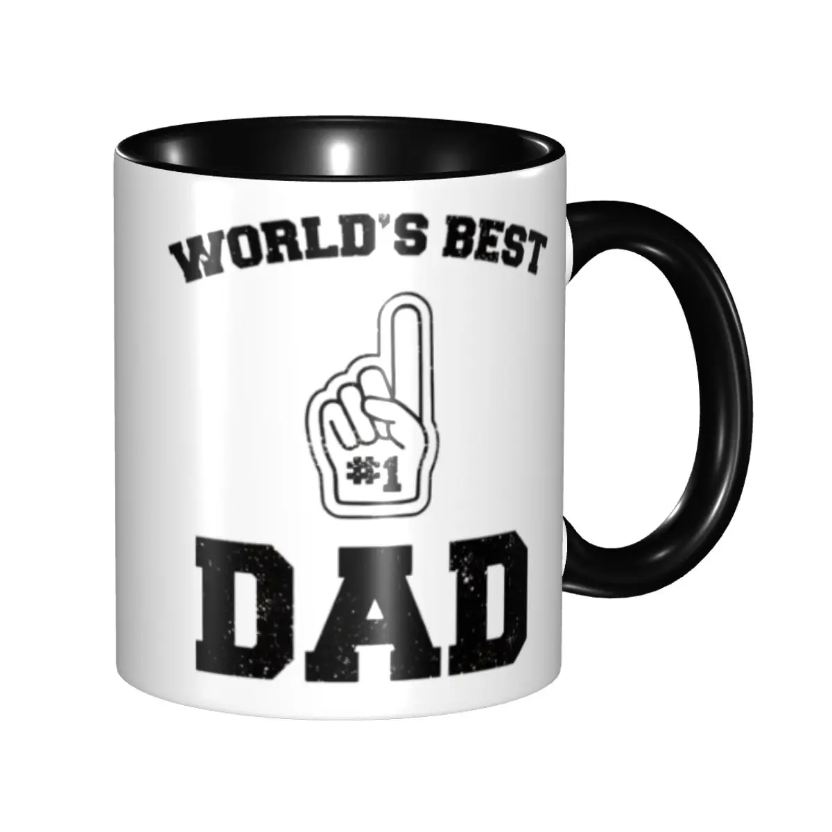 Custom World Best Dad Ever Daddy Gifts Mugs DIY Ceramic Tea Milk Coffee Cups