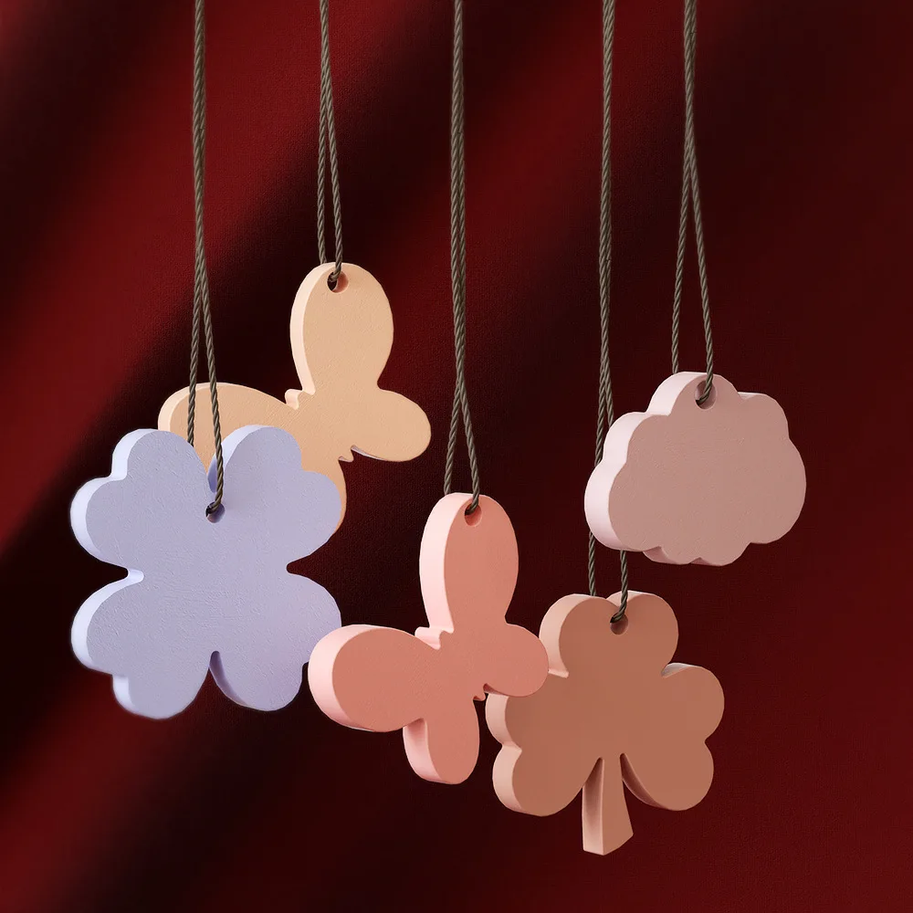 Simple Lucky Four-leaf Clover Butterfly Clouds Pendant Ornaments DIY Keychains Silicone Molds DIY Jewelry Crafts Making