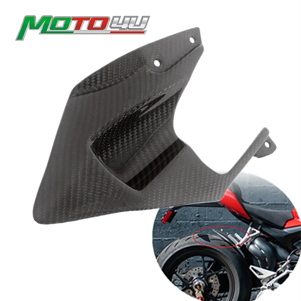 For Ducati 848 1098 1198 2007 2008 2009 2010 2011 2012 2013 Carbon Fiber Rear Tire Fender Hugger Mudguard Motorcycle Fairing