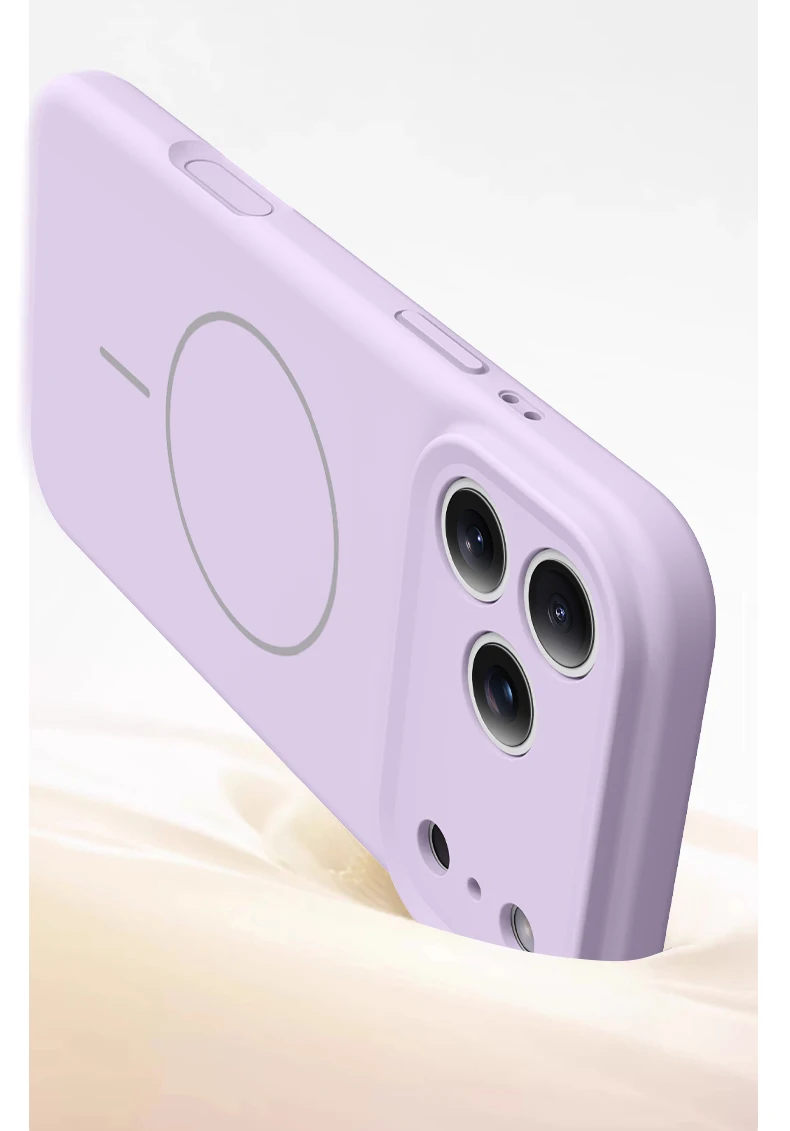 iPhone 17 16 Pro Max用、iPhone Air Case ELVEV マグネット式ハードPC + ソフトTPUテクスチャ防水保護電話ケース