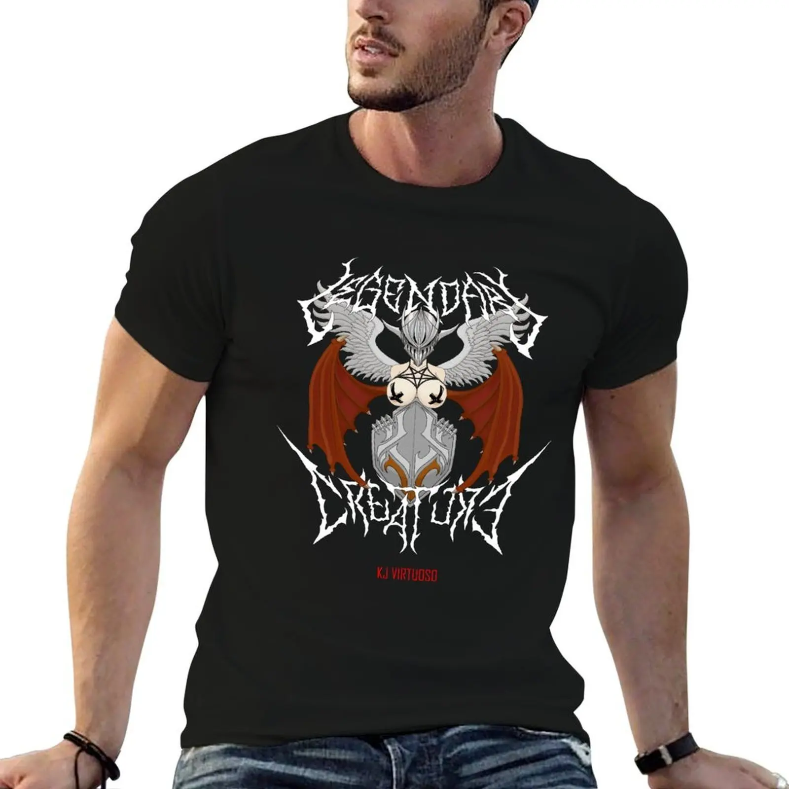 

Legendary Creature KJV T-Shirt cotton t shirt pack t shirts for man pack white T-Shirt