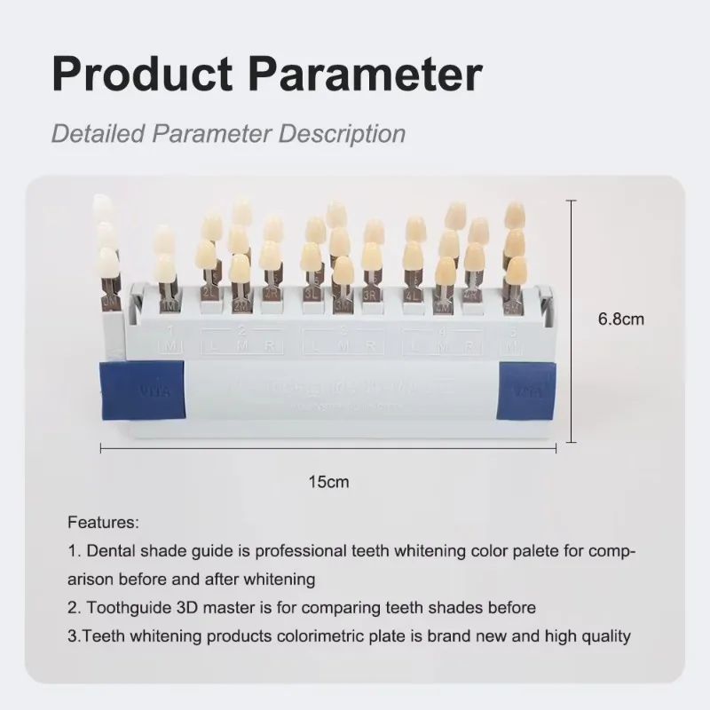 Premium Vita 3D Master Lab Bleach Shade Guide 29 Colors Teeth Whitening Comparing Toothguide Lab Colorimetric Plate Best Tool