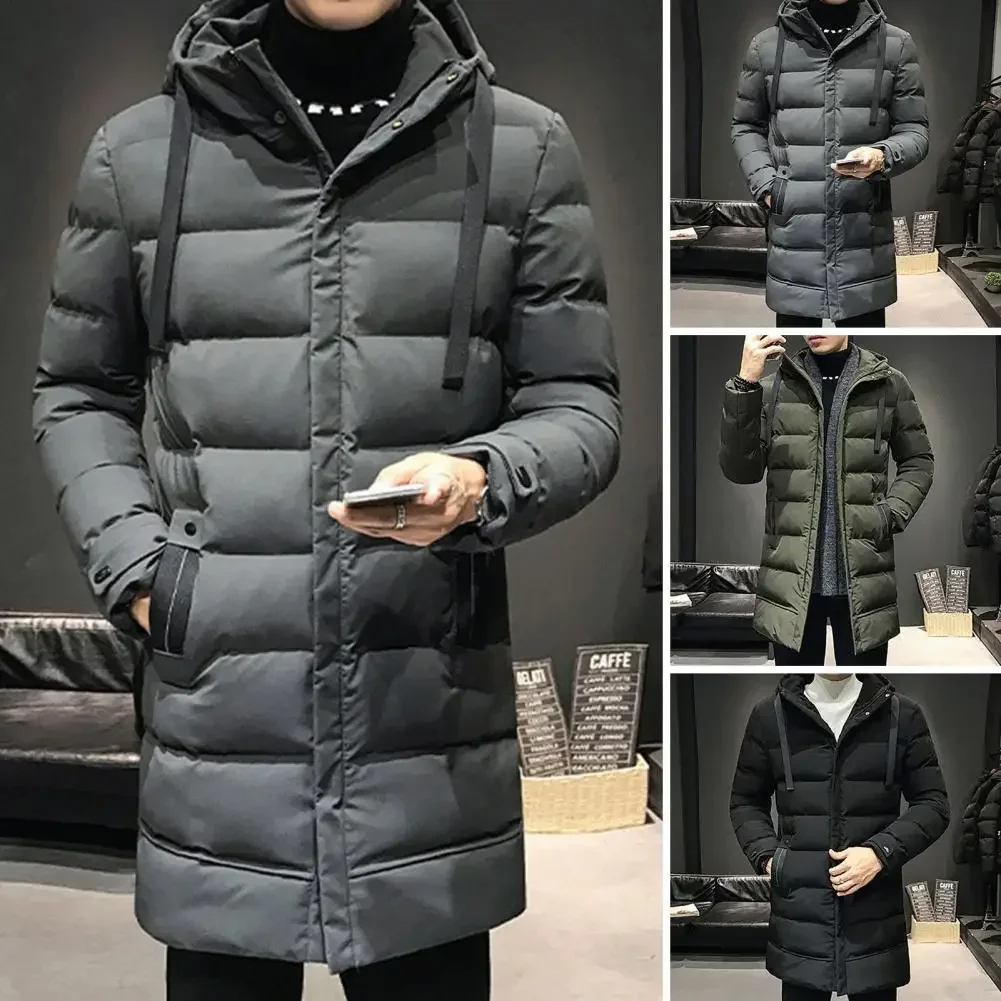 

Winter Parkas Men Warm Thick Windproof Jacket Men Quality Parkas Hooded Cotton Padded Coat Men Fashion Waterproof Outwear