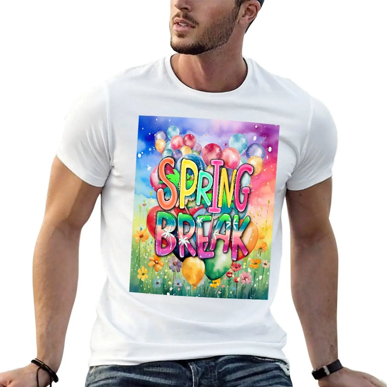 Spring Break Wonderland: Meadow Magic T-Shirt Casual Daily Outfit T-Shirt