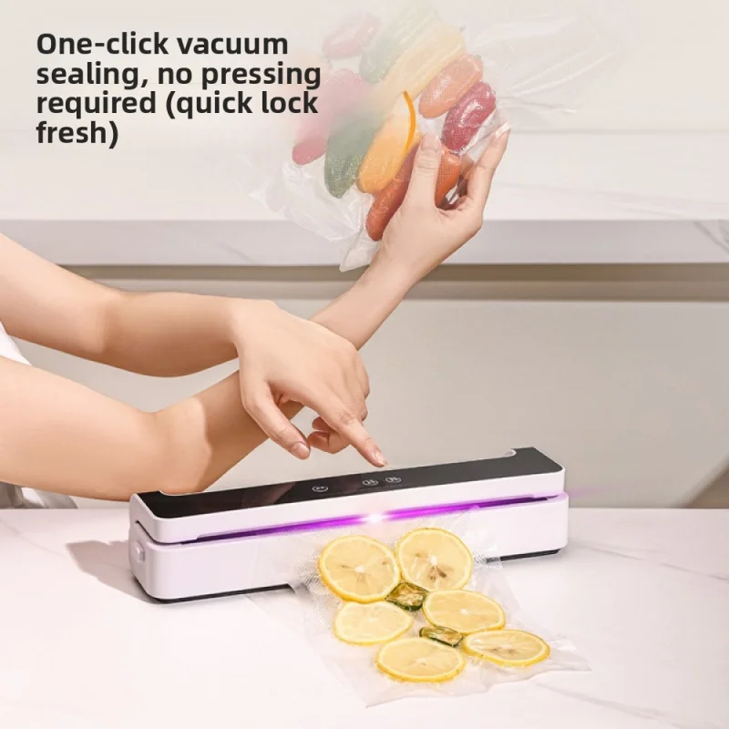 Fully Automatic Vacuum Sealing Machine Kitchen Food Storage and organization Packaging Machine Household Small Food Packer