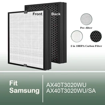 Replacement  HEPA Carbon filter for Samsung Air purifier AX40T3020 AX40T3020WU AX40T3020WU/SA