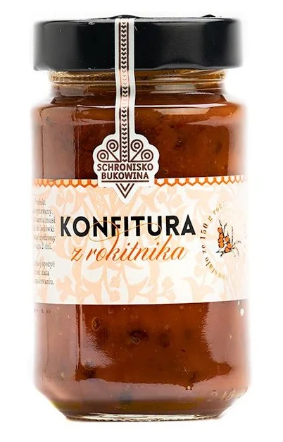 Confiture d'argousier 250g Bukovina abri