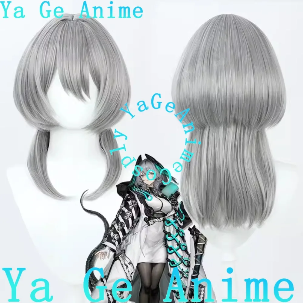 

Ya Ge Arknights 4th Anniversary Hoolheyak Cosplay Wig Anime Games Halloween Carnival Party Synthetic Heat Resistant Hair