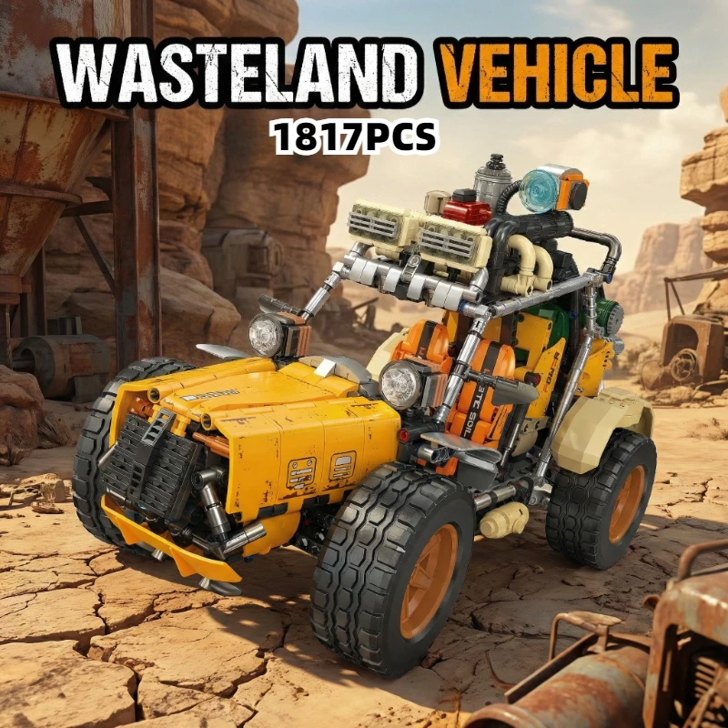 

1817PCS Wasteland Excavator Building Blocks Toys Sets Holiday Decorative Ornaments Bricks For Kids Adult Christmas Gifts