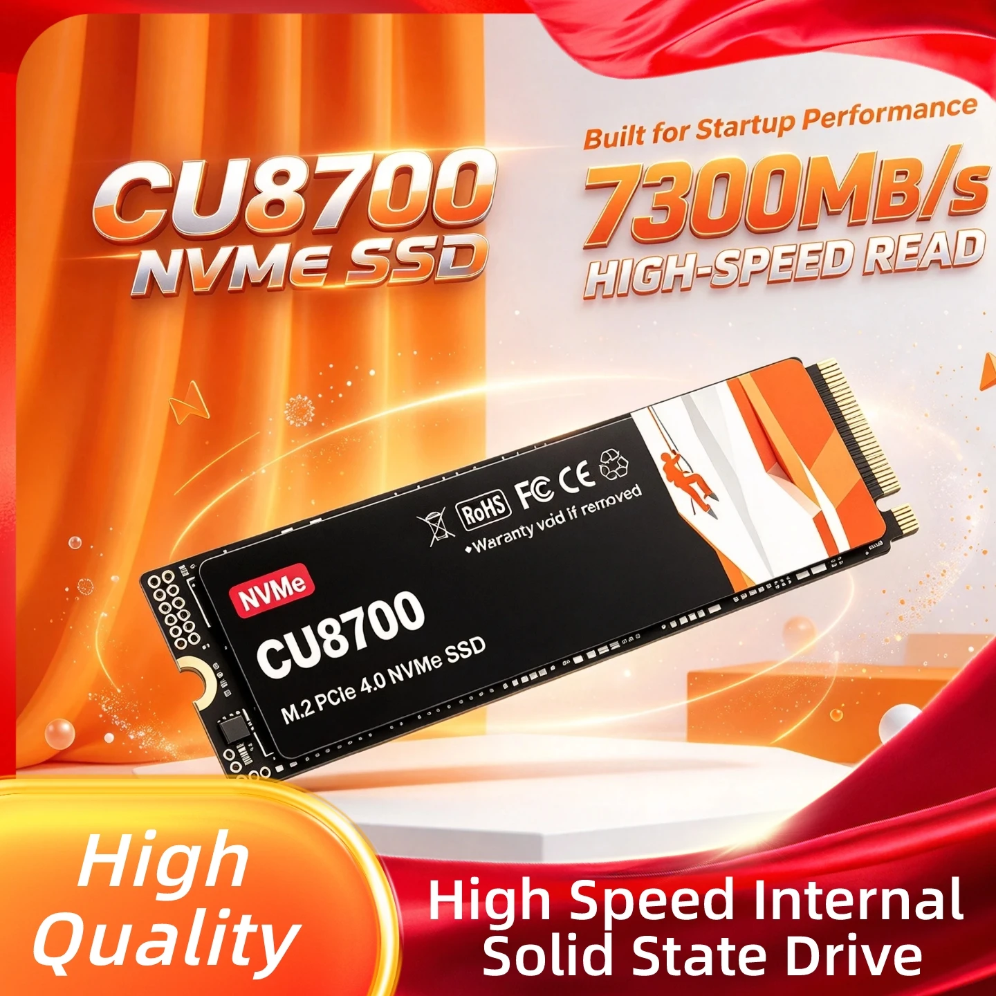CU8700 M.2 NVMe Solid State Drive, 1TB/2TB/500GB/4TB, Fast Speed Storage, Laptop, PC, Desktop, Computer. Zenith Pro.