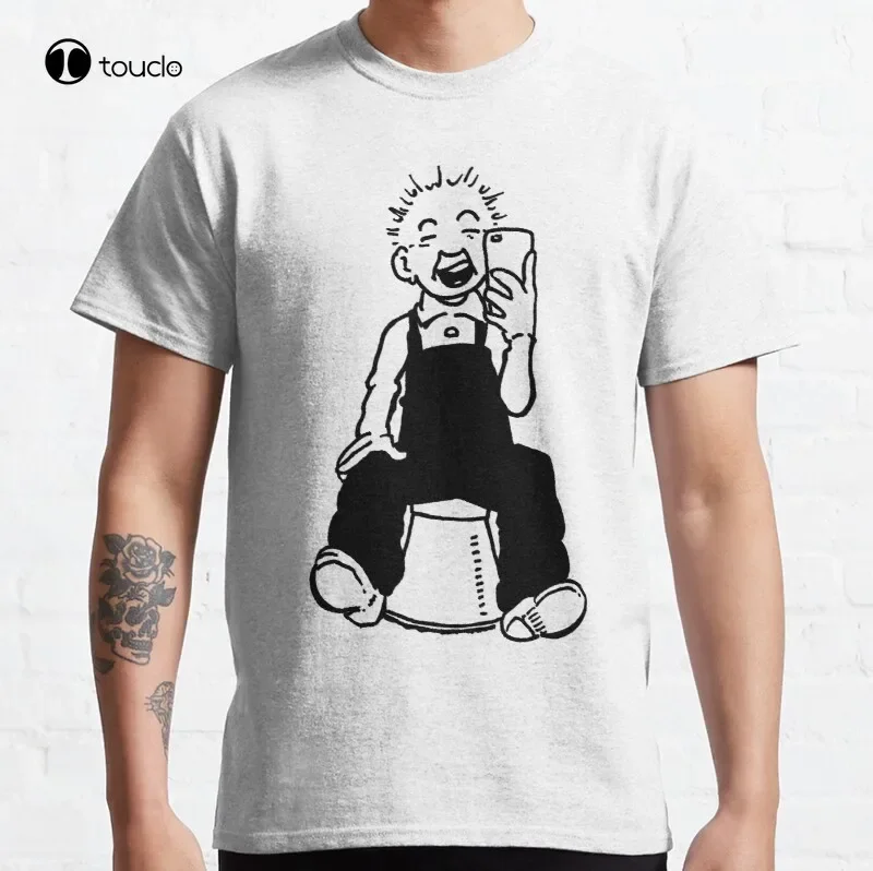 Oor Wullie Selfie Classic T-Shirt Cotton Tee Shirt