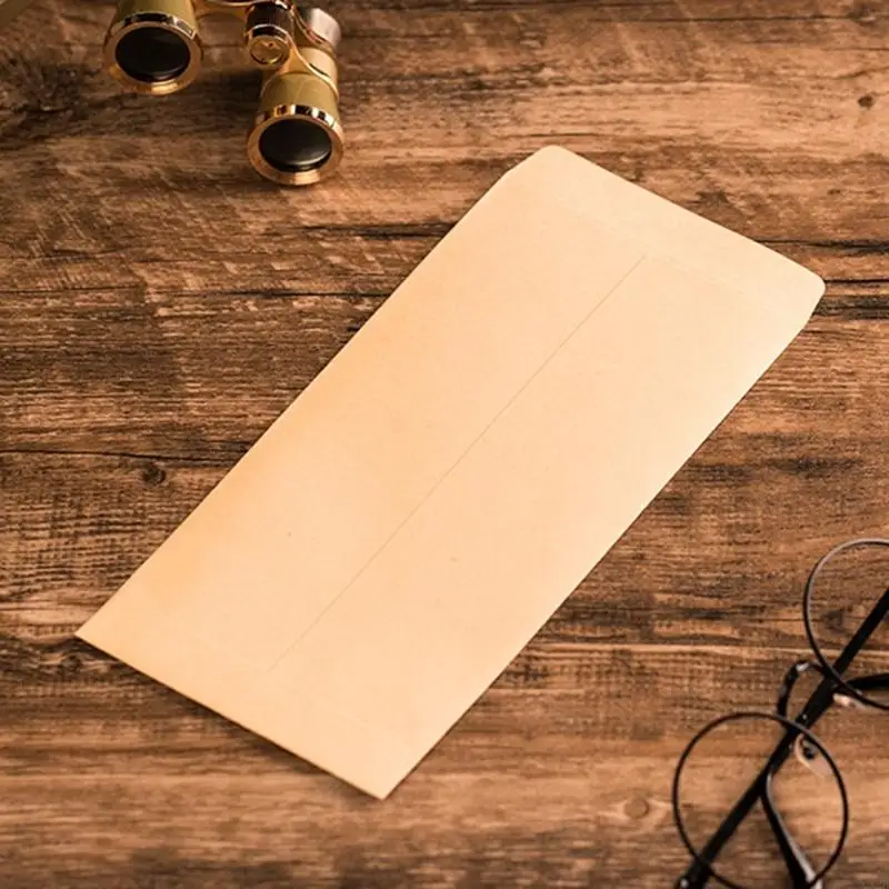 QX2B 10 قطع الأظرف التجارية الأظرف الصينية الأظرف مع الأظرف الورقية الإطار الرجعية