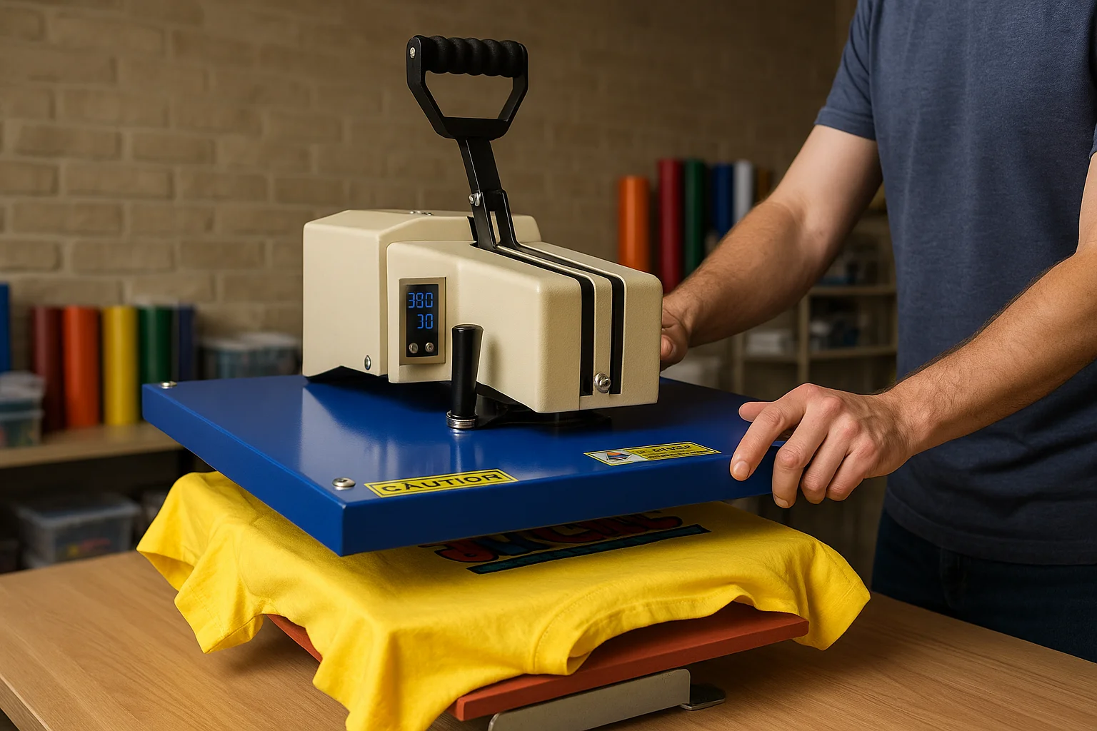 

Rotary High Pressure Heat Press 40x60cm Tshirt Printing Sublimation Machine