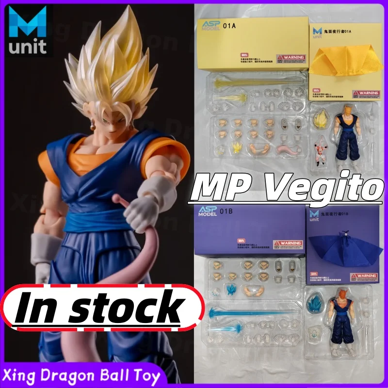 【MU001-A/B in Stock！】MP Studio Vegito Figure Dragon Ball Super Saiyan God Vegito Oni-Masked Nightwalker 1/12 Action Figure Toys