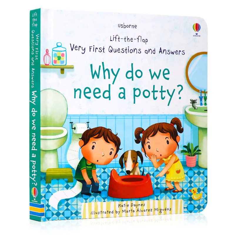 Question and Answer Series - Why do we need a potty ? English Picture Book for Toddlers, Early Educational Storybook