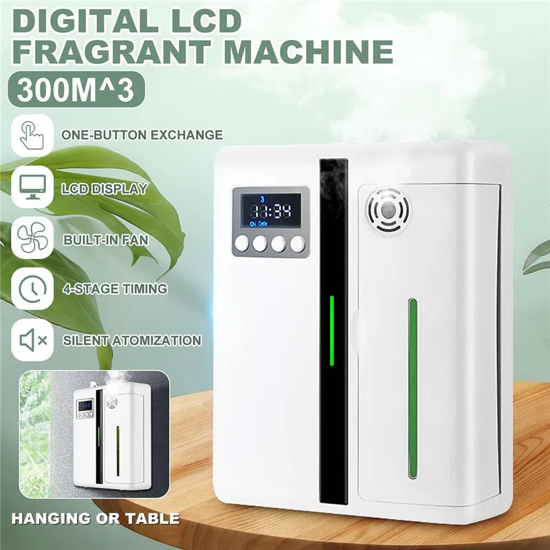 Bluetooth Fragrance Machine 300 Cubic Meter Cycle Aromatherapy Machine 4W 12V 160Ml Timer Function Bar Mall Hotel Lobby Aero