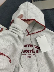 Oversize Hoodie Women's Winter New Style Loose Fit Thin Long Sleeve Overhead Trendy Korean Style Commute Casual Sweatshirt