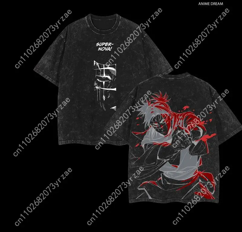 

Футболка Choso в стиле ретро для мужчин и женщин, винтажная футболка высокого качества, хлопковая модная футболка с короткими рукавами, мягкие дышащие топы